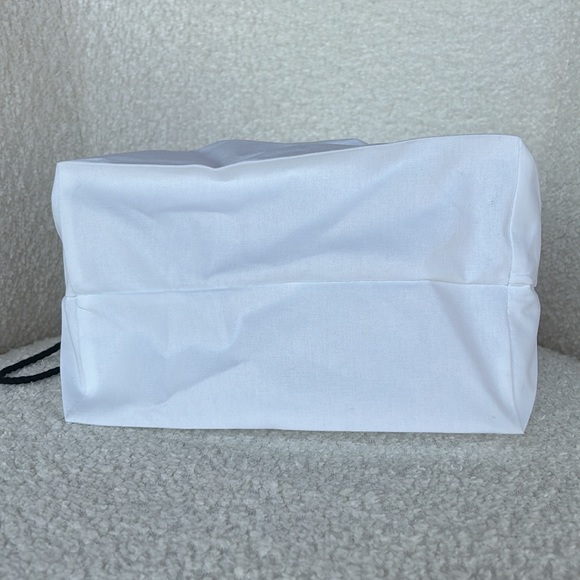 COPY - Chanel White Cotton Drawstring Bag - Picture 3 of 8